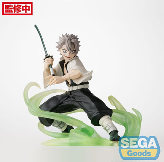 Kimetsu no Yaiba Xross Link Anime PVC Statue Sanemi Shinazugawa Hashira Training Arc 12 cm