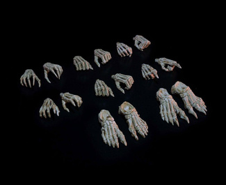 Necronominus Action Figure Accessory Skeletons of Necronominus Hands/Feet Pack