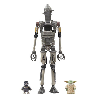 The Mandalorian Vintage Collection Action Figure 3-Pack IG-12, Grogu & Anzellan 10 cm