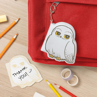 Harry Potter Keychain Hedwig fluffy Notepad