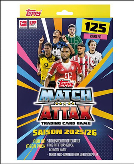 Bundesliga Match Attax Trading Cards 2025/26 Mega Pack *German Version*