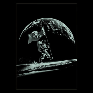 Humankind Poster Glow in the Dark Astronaut
