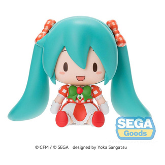 Hatsune Miku Fuwa Petit Chibi Figure Hatsune Miku x Love and Berry Dress Up and Dance! Lovely Strawberry 8 cm