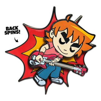 Scott Pilgrim Pin Badge Scott Playing Guitar 5 cm