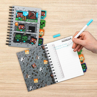 Minecraft Notebook with Dividers Kuromi Fluffy