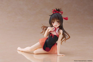 To Love-Ru Darkness PVC Statue Desktop Cute Figure Mikan Yuki Chinese Dress Ver. 13 cm