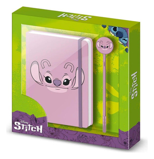 Lilo & Stitch Diary Gift Box Angel Face Pink