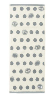 My Neighbor Totoro Towel Kurosuke Silhouette 33 x 80 cm