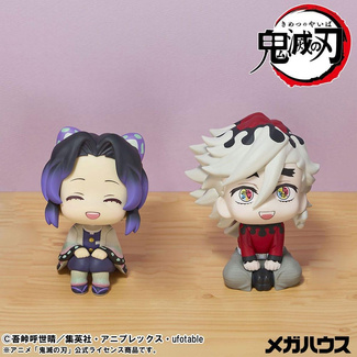 Kimetsu no Yaiba Look Up PVC Statue Shinobu Kocho Smile Ver. & Douma 11 cm (with gift)