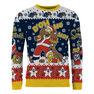 Simpsons Christmas Sweater D'oh Ho Ho!
