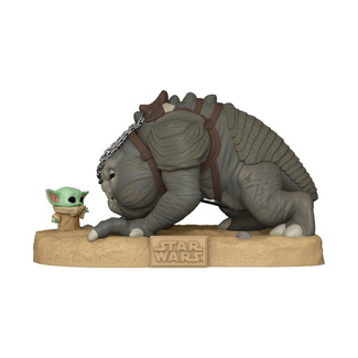 The Book of Boba Fett Super Sized Jumbo POP! Vinyl Figure Grogu with Rancor 25 cm