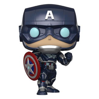 Marvel's Avengers (2020 video game) POP! Marvel Vinyl Figure Captain America 9 cm