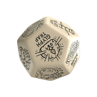 Viridian Jumbo Dice Trap Generator Die D12 Beige