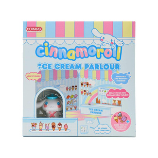 Hello Kitty and Friends Mini figure Sticker House Cinnamoroll Ice Cream Parlour