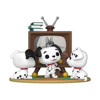 One Hundred and One Dalmatians POP Moment figurka Rolly, Patch & Lucky with TV 9 cm