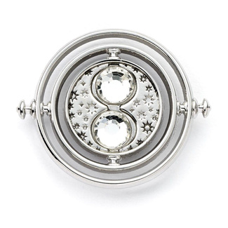 Harry Potter Pin Badge Time Turner (Silver Tone)