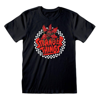Stranger Things T-Shirt Checkered Circle