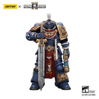 Space Marine 2 Action Figure Ultramarines Relic Primus Armourwith Plasma Pistol and Combat Blade 13 cm