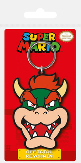 Super Mario Rubber Keychain Bowser 6 cm