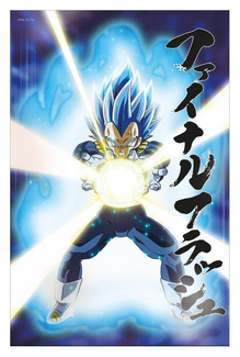 Dragon Ball Super 3D Poster Survival Vegeta 38 x 58 cm