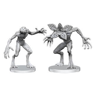 Stranger Things Unpainted Miniatures Demogorgons