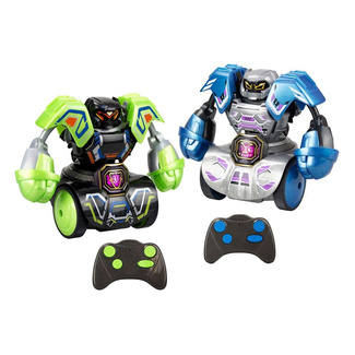 Silverlit Robo Kombat Tornado Remote-Controlled Robots 2er - Set Green/Blue