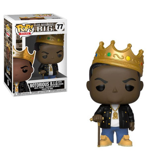 Notorious B.I.G. Funko POP! Rocks figurka Notorious B.I.G. with Crown 9 cm