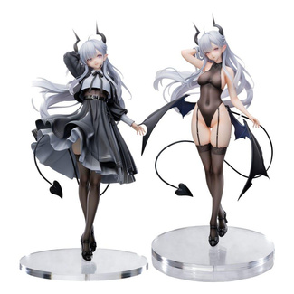 Original Character Fantasias Series Statue 1/6 set of 2 Thea-chan Apprentice Succubus Ver. (Regular Outfit & Underwear Edition) 29 cm