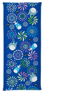 My Neighbor Totoro Imabari Towel Totoro Fireworks 34 x 80 cm
