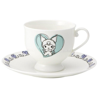Sanrio Bone China Mug & Plate Set Kuromi