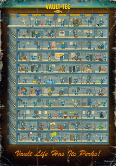 Fallout 4 Puzzle Perk Poster (1000 pieces)