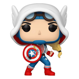 Marvel Funko POP! figurka Cap-Gwen 9 cm