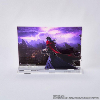Final Fantasy VII Rebirth Acrylic Diorama Vincent Key Art