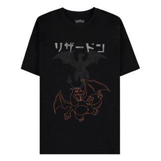 Pokémon T-Shirt Red Charizard Size M