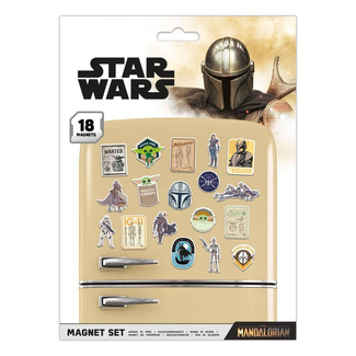 The Mandalorian Fridge Magnets Bounty Hunter