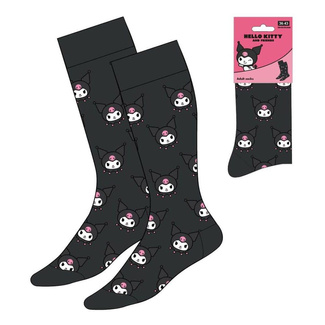 Sanrio Socks Kuromi Face 36-43