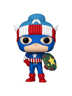 Marvel Funko POP! figurka Holiday Capt. America 9 cm