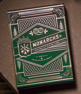Theory 11 Playing Cards Monarch Green