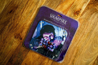 The Masquerade 5th Edition RPG Acquired Taste Limited Dice & Tray Accessory Pack