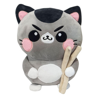 Funny Cat Plush Figure Cat with Chopsticks 25 cm
