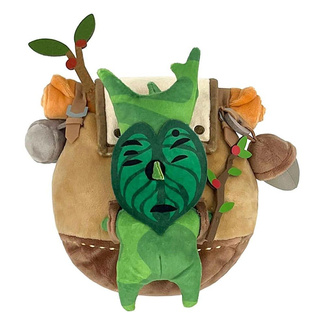 Tears of the Kingdom Plush Figure ZP04 Korok with Backpack Brown 17 cm