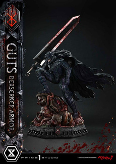 Berserk Ultimate Premium Masterline Series Statue 1/4 Guts, Berserker Armor Grunbeld vs. Guts Deluxe Bonus Version 94 cm