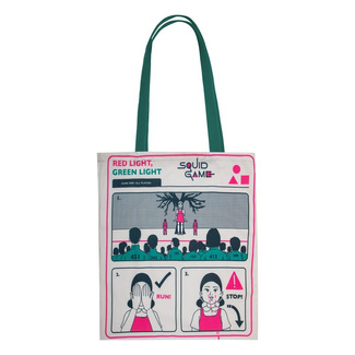 Squid Game Tote Bag Young-hee Blue Print