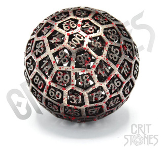 CritStones Hollow Metal Dice D100 Centigrave