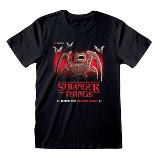 Stranger Things T-Shirt 8 Bit Upside Down