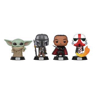 Star Wars Funko POP! Movies figurka 4-Pack Mandalorian Holiday 9 cm