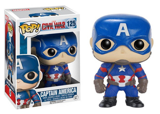 Captain America Civil War Funko POP! Vinyl Bobble-Head Captain America 10 cm