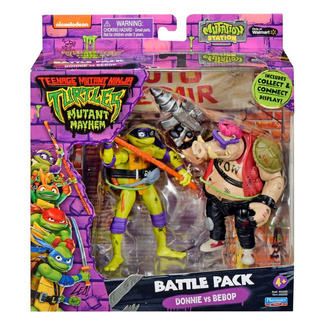 Teenage Mutant Ninja Turtles Action Figures Donatello vs. Bebop 11 cm