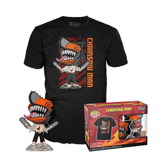 Chainsaw Man Funko POP! & Tee Box Chainsaw Man Leaping