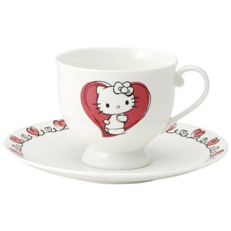 Sanrio Bone China Mug & Plate Set Hello Kitty